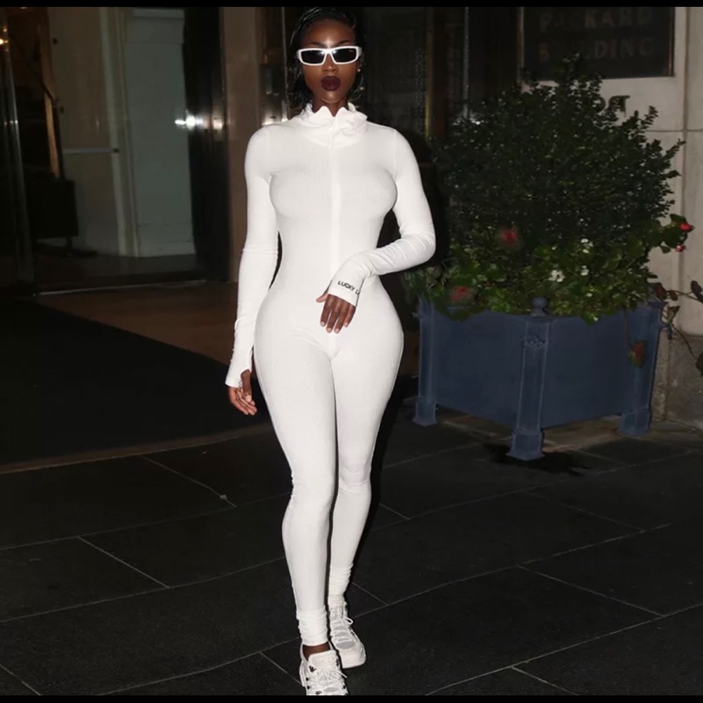 White jumpsuit